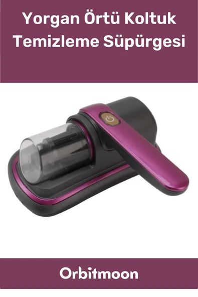 Özel Seri Kompakt UV Işıklı Güçlü Emiş Gücü Elektrikli Yatak Yorgan Örtü Koltuk Temizleme Süpürgesi