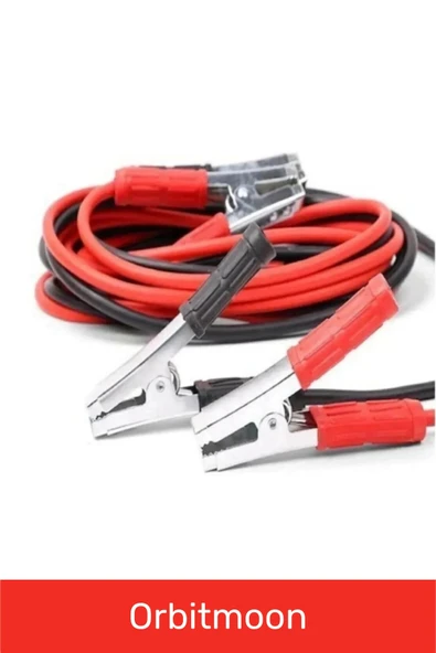 Özel Seri %100 Bakır Kalın Kablo 1200 Amper Güçlü Oto Akü Takviye Hızlı Şarj Kablosu - 2