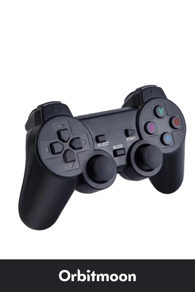 Yeni Üretim 4K Çözünürlük 2.4g Uyumlu Çift Kol Atari Kablosuz Retro 20000 Oyunlu Game Stick Atari - 4