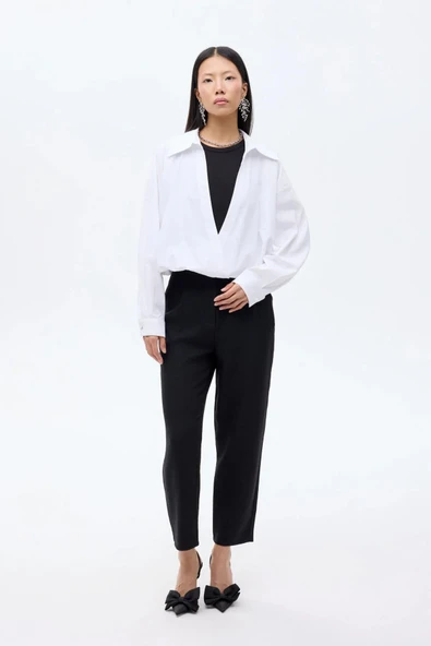 Quzu Matchli Uzun Kollu Bluz 26KBLZ01067 - Resim 10