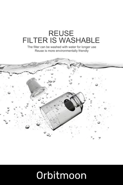 Özel Seri 9000Pa Çekiş 4000mAh Pil Otomatik Aydınlatmalı Taşınabilir Katlanabilir Araç Süpürgesi - 6