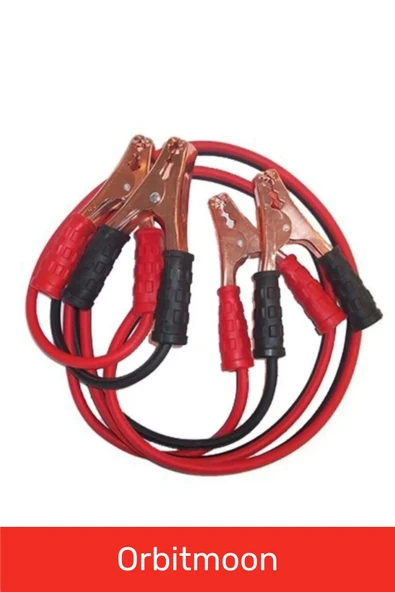 Özel Seri %100 Bakır Kalın Kablo 1200 Amper Güçlü Oto Akü Takviye Hızlı Şarj Kablosu - 3