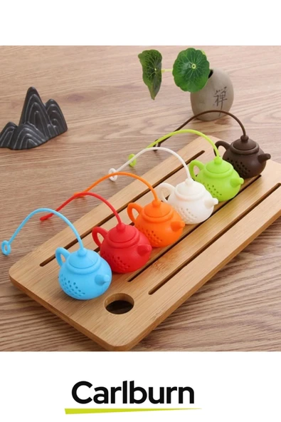 Özel Tasarım Yıkanabilir Minimalist Taşınabilir Bitki Çayı Çaydanlık Tasarımlı Çay Demleme Süzgeci - 4