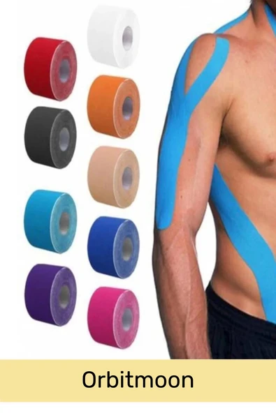 Özel Etkili Büyük Boy Kas Eklem Bel Bacak Kol Boyun Sırt Omuz Karın Kalça Ağrı IsıI Bandı 5cm x 5m - 2