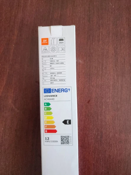 LEDVANCE DULUX LED L24 HFV 12W 830 2G11 DUYLU 4 PİNLİ AMPUL (20 ADET) - Resim 5