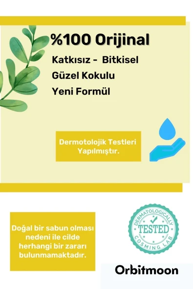 %100 Doğal El Yüz Saç Vücut Cilt Orijinal Güzel Kokulu Bitkisel Ayva Çekirdeği Sabunu 100G - 1 Adet - Resim 2