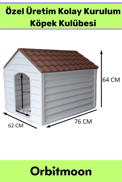 Premium Ürün Kolay Kurulum Portatif Taşınabilir Bahçe Ev Yazlık Demonte Evcil Hayvan Köpek Kulübesi