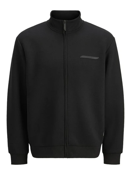 Jack Jones Jcofusıon Scuba Sweat Zıp Hıgh Neck Noos 12282703 - Resim 5
