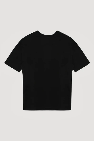 Quzu Bisiklet Yaka Düz Kadın T-shirt 25YTSH00186 - 9