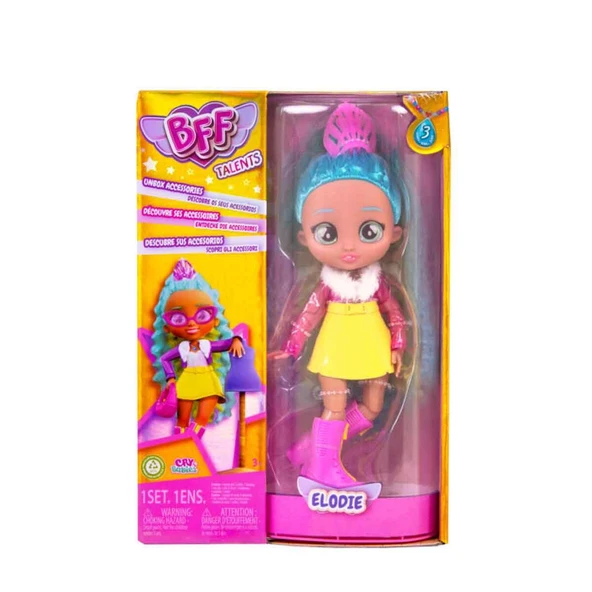 Cry Babies BFF Bebekler S3 CYM17000 Elodie - 1