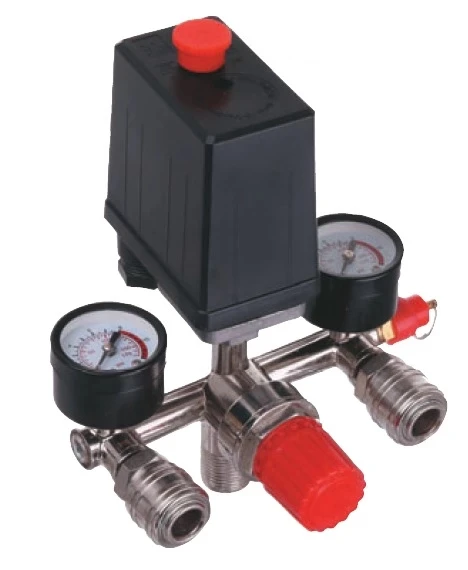 KOMPRESÖR ŞALTERİ 1/4" ÇİFT YOLLU ÇİFT SAATLİ ürün görseli 1