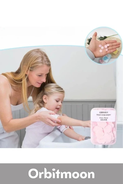 Özel Seri Dış Mekan Çok Dilimli Taşınabilir Kamp Çocuk Tuvalet Pratik Çiçek Desenli Sihirli Sabun - Resim 4