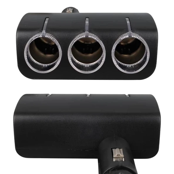 Olesson 1520 12-24V 120W 3'lü Araç Çakmak Çoklayıcı - Resim 4