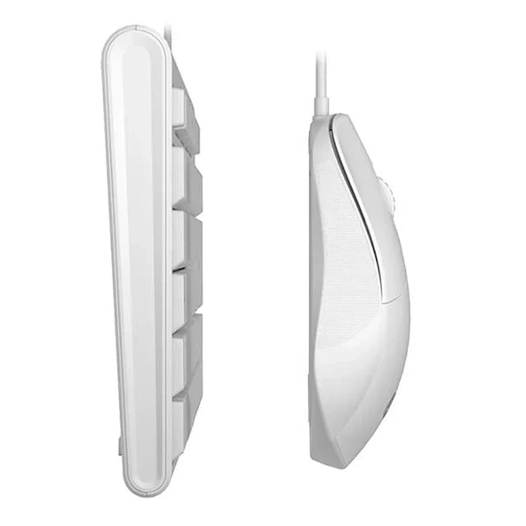 Lenovo Lecoo CM101 USB Kablolu Türkçe Q Klavye - Mouse Set Beyaz - 4