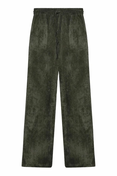 Quzu Beli Lastikli Kadın Pantolon - Resim 5