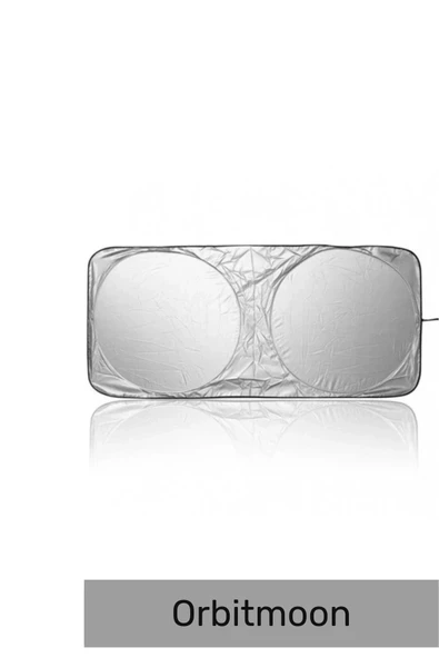 Premium UV Işık Engelleyici Dayanıklı Çift Katmanlı Katlanabilir Çantalı Ön Cam Araba Güneşliği - 4