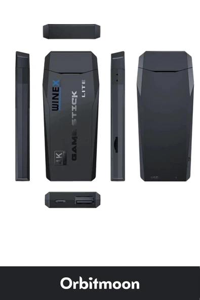 Yeni Üretim 4K Çözünürlük 2.4g Uyumlu Çift Kol Atari Kablosuz Retro 20000 Oyunlu Game Stick Atari - 2