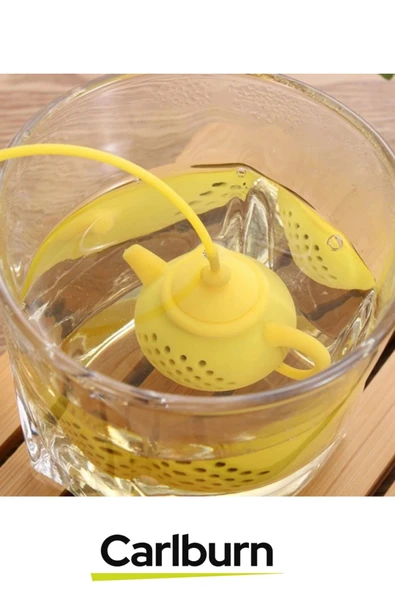 Özel Tasarım Yıkanabilir Minimalist Taşınabilir Bitki Çayı Çaydanlık Tasarımlı Çay Demleme Süzgeci - 3