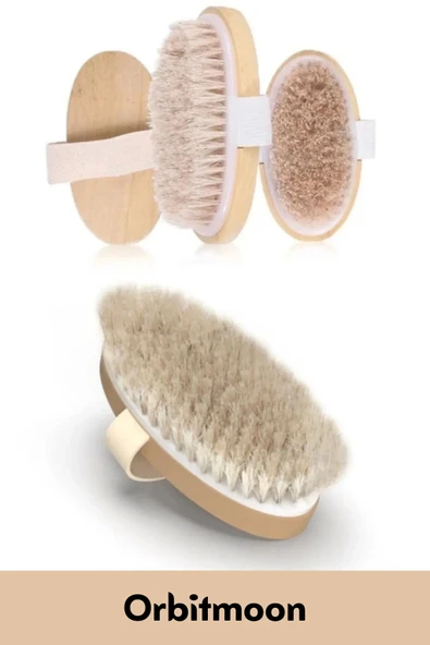 Özel Seri %100 Doğal Cilt Bakım Selülit Çatlak Giderici At Kılı Banyo Fırçası Kuru Masaj Aleti - 7