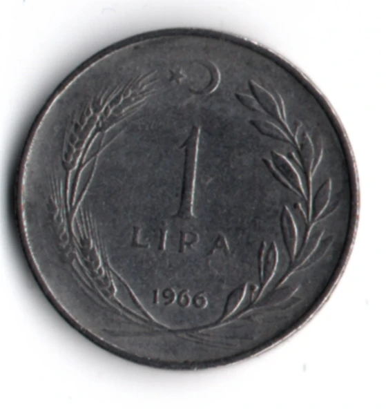 T.C. 1 Lira 1966 (mp2043) - 2