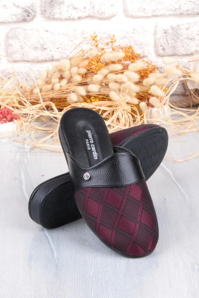 Pierre Cardin Erkek Rahat Damat Terliği Çeyiz Terliği Ev İçi Erkek Terlik - Resim 9