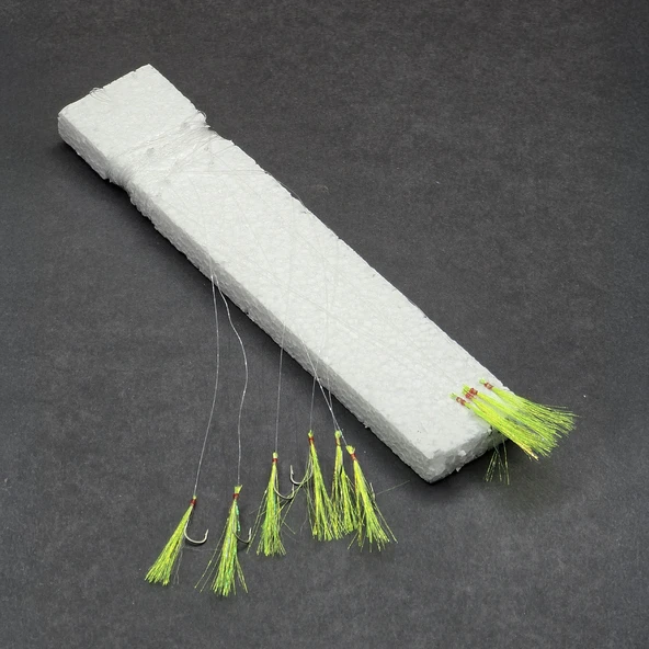 İstavrit Çapari Hazır Takımı - Fishack - On İğneli - Tüylü - 2'li - Resim 2