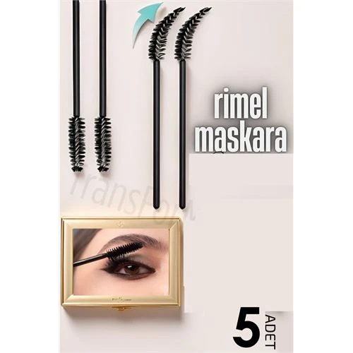 Modacar Rimel Maskara Fırçası Esnek 5 ADET - 1