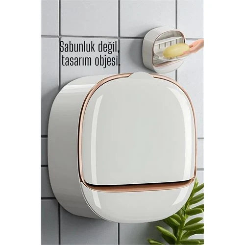 Modacar Tasarım Obje Sabunluk - Kendinden Yapışkanlı Sabunluk - 1