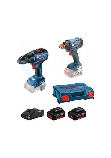 Bosch Akülü Somun Sıkma GDX 180-LI + Akülü Vidalama GSR 18 V-50 2 x 5.0 AH Akü - 0615990N3F - 3