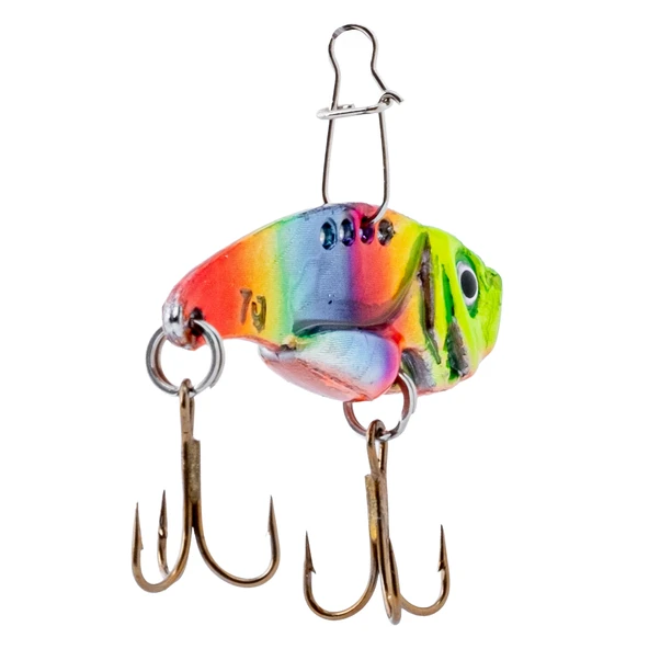 Vibrasyon Yem - LRF/Spin Jig - Fishack VibraX - 7g 40mm - Rainbow Fury - UV Boyalı - 4