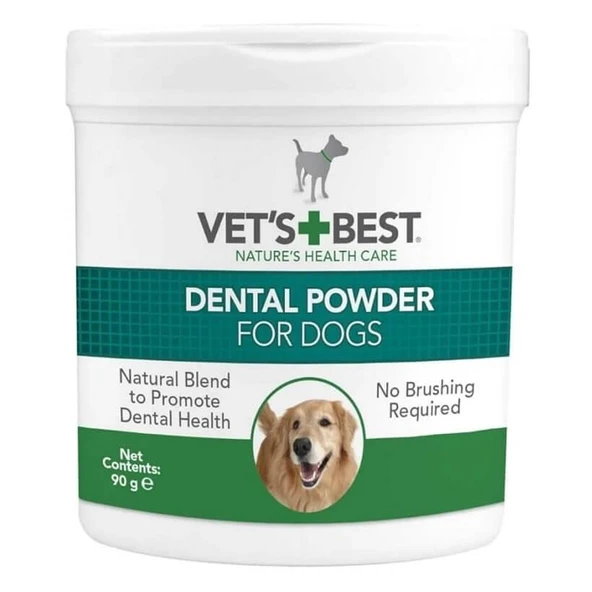 Vets Best Köpekler İçin Plak ve Tartar Ağız Bakım Tozu 90 gr ürün görseli