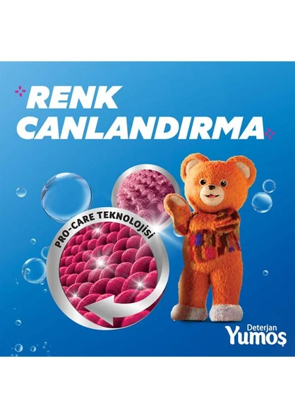 Yumoş Sıvı Deterjan Renkliler Için Canlandırıcı Bakım 1690 ml - 5