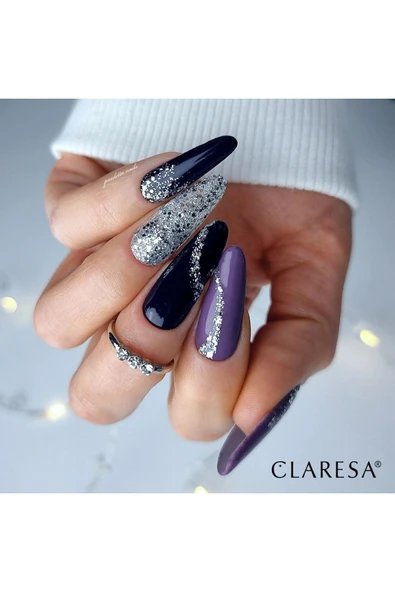 Claresa Kalıcı Oje Winter Wonderland 10 Parlak Simli Gümüş 5g - 2