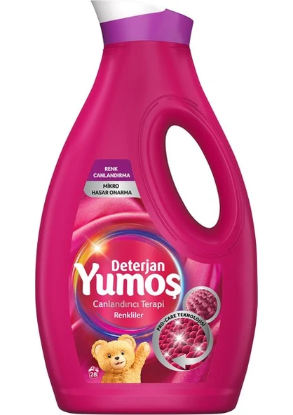 Yumoş Sıvı Deterjan Renkliler Için Canlandırıcı Bakım 1690 ml - 2
