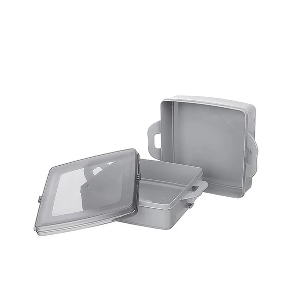 2 Katlı Kapaklı Saklama Kabı- Beslenme Kabı- Sefer Tası Diyet Kabı - Resim 5