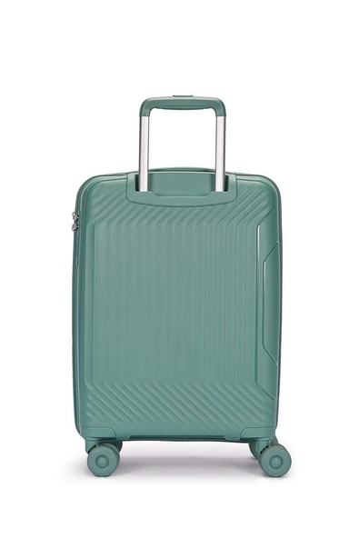 Benetton Trolley Valiz Yeşil Kabin Boy 14BNT8001-03-YŞL - 4