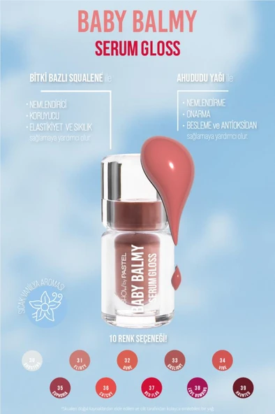 Pastel Show By Baby Balm Serum Gloss 33 Gaslight Dudak Parlatıcısı - 4