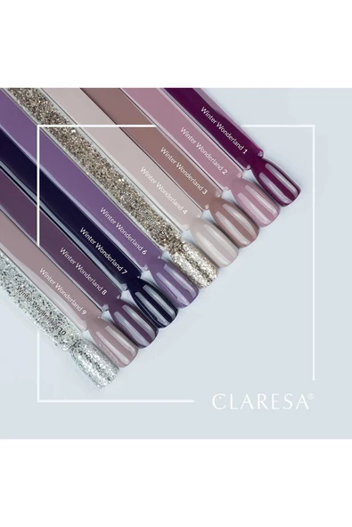 Claresa Kalıcı Oje Winter Wonderland 7 Derin Koyu Mor 5g - Resim 3