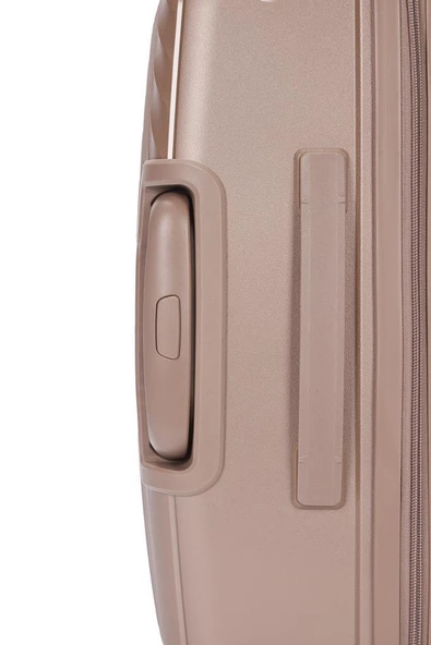 Benetton Trolley Valiz Şampanya Kabin Boy 14BNT8002-03-SMP - Resim 8