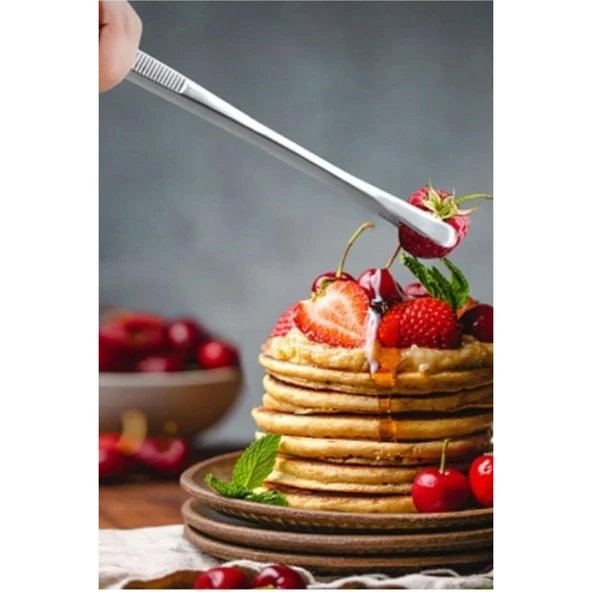 BUFFER®  Yiyecek Servis Maşası Air Fryer  Master Chef Şef Cımbızı Et Kızartma Barbekü Aleti 30 Cm - 7