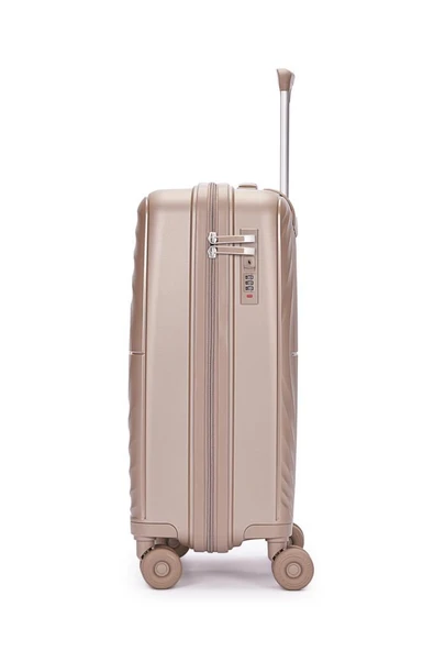 Benetton Trolley Valiz Şampanya Kabin Boy 14BNT8002-03-SMP - Resim 2