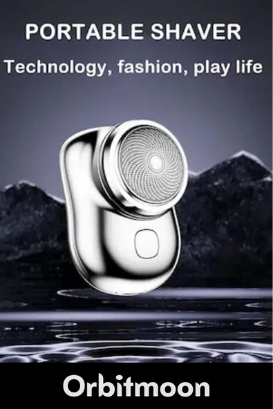 Premium Ürün Taşınabilir Pratik Günlük Seyahat Hızlı Şarjlı Yuvarlak Etkili Kablosuz Tıraş Makinesi - 3