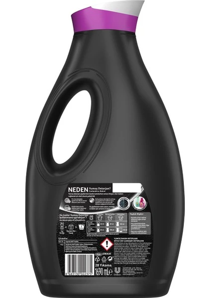 Yumoş Sıvı Çamaşır Deterjanı Canlandırıcı Terapi Siyahlar İçin 1690 ml - 9