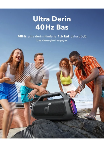 Anker Soundcore Boom 2 Plus 140W Bluetooth Hoparlör Siyah - 6