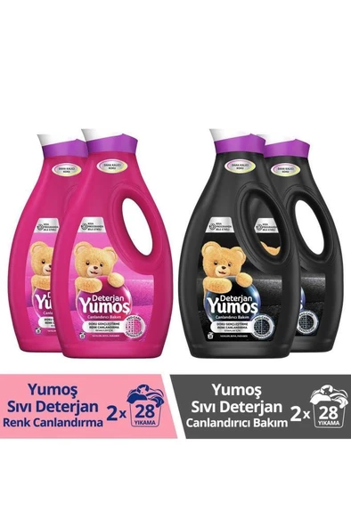 Yumoş Sıvı Bakım Deterjanı Siyahlar 1690 Mlx2 Sıvı Bakım Deterjan Renkliler 1690 Mlx2 - 1