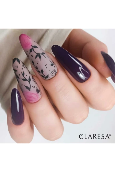 Claresa Kalıcı Oje Winter Wonderland 7 Derin Koyu Mor 5g - Resim 2