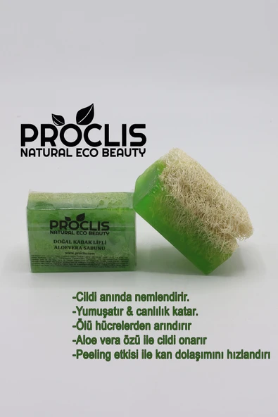 Proclis Doğal Kabak Lifli Aloe Vera Sabunu