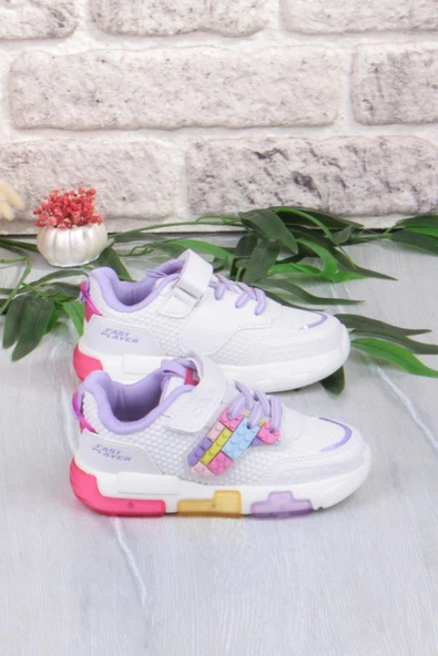 Fort Cool Heros Rahat Logo Desenli Işıklı Kız Çocuk Ayakkabı - Resim 2