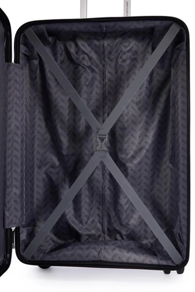 Benetton Trolley Valiz Siyah Kabin Boy 14BNT8002-03-SY - Resim 9