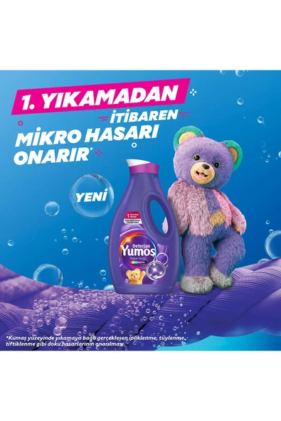 Yumoş Sıvı Deterjan Renkliler 1690 ml x1 Siyahlar 1690 ml x1 Yoğun Terapi Tüm Renkliler 1690 ml x1 - 2